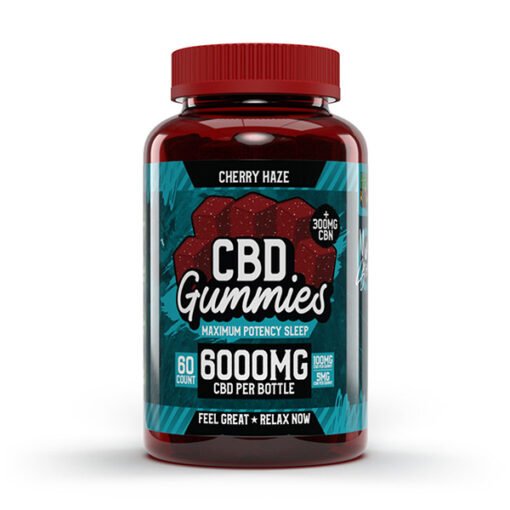 Cherry Haze CBD Gummies 6000mg